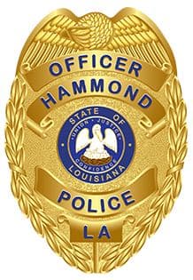 Hammond Police Department Badge