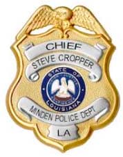 Minden Police Department Badge