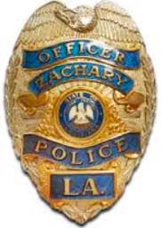 Zachary Police Department Badge