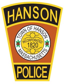 Hanson Police Department Badge