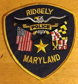 Ridgley Police Department Badge