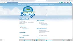 Baraga Police Department Badge