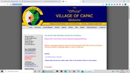 Capac Police Department Badge