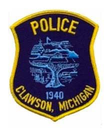 Clawson Police Department Badge