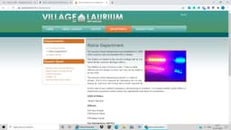 Laurium Police Department Badge