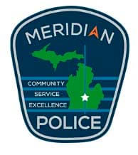 Meridian Township Police Department Badge