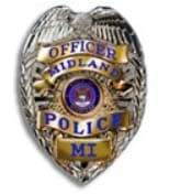 Midland Police Department Badge