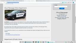 Newaygo Police Department Badge