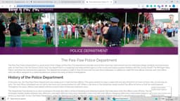 Paw Paw Police Department Badge