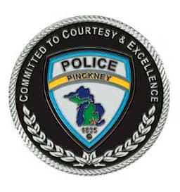 Pinckney Police Department Badge