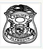 Plymouth Police Department Badge