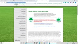 Shelby Township Police Department Badge