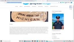 Spring Arbor Police Department Badge