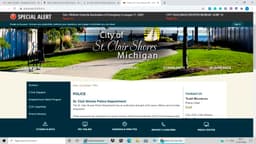 St. Clair Shores Police Department Badge