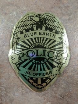 Blue Earth Police Department Badge