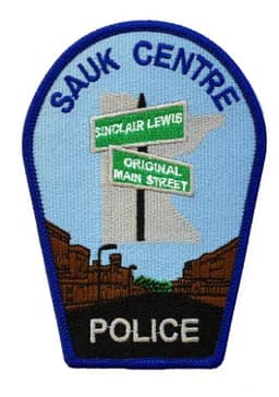 Sauk Centre Police Department Badge