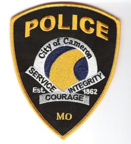 Cameron Police Department Badge