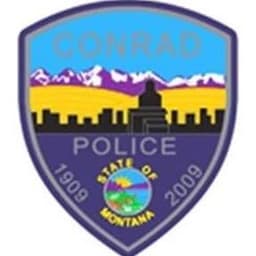 Conrad Police Department Badge