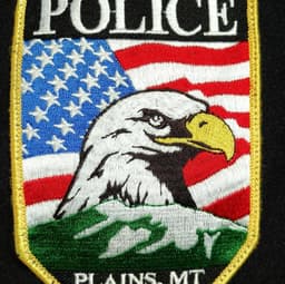 Plains Police Department Badge