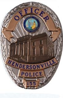 Hendersonville Police Department Badge