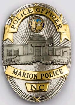 Marion Police Department Badge