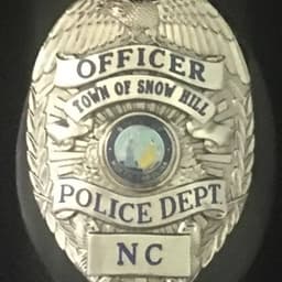 Snow Hill Police Department Badge