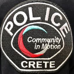 Crete Police Department Badge