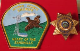 Hooker County Sheriffs Office Badge