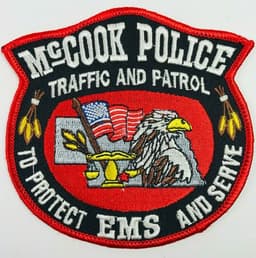 Mccook Police Department Badge