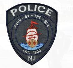 Avon By The Sea Police Department Badge