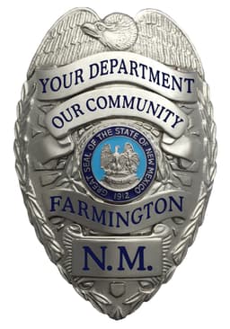 Farmington Police Department Badge