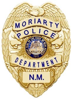 Moriarty Police Department Badge