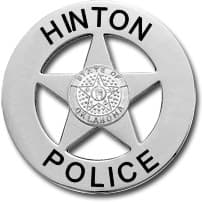 Hinton Police Department Badge