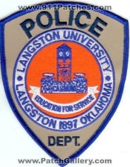Langston Police Department Badge