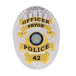 Pryor Police Department Badge