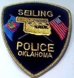 Seiling Police Department Badge