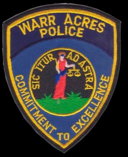 Warr Acres Police Department Badge