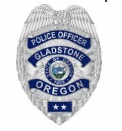 Gladstone Police Department Badge