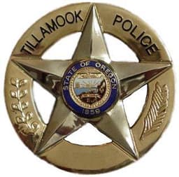 Tillamook Police Department Badge