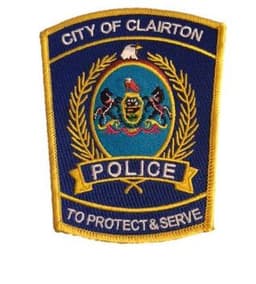 Clariton Police Department Badge