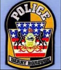 Derry Borough Police Department Badge