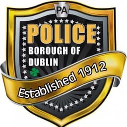 Dublin Borough Police Department Badge
