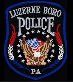 Luzerne Borough Police Department Badge