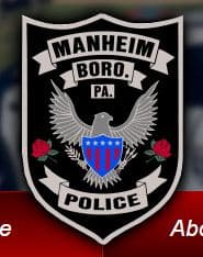 Manheim Borough Police Department Badge