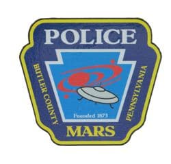 Mars Borough Police Department Badge