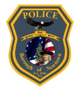 Newtown Borough Police Department Badge