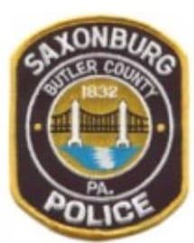 Saxonburg Borough Police Department Badge