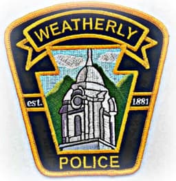 Weatherly Police Department Badge