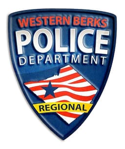 Western Berks Regional Police Department Badge