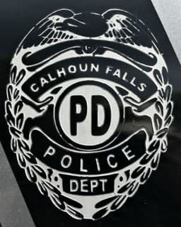 Calhoun Falls Police Department Badge